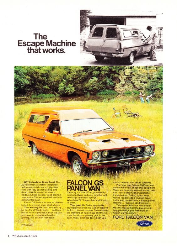 1976 Ford Falcon XB GS Panel Van